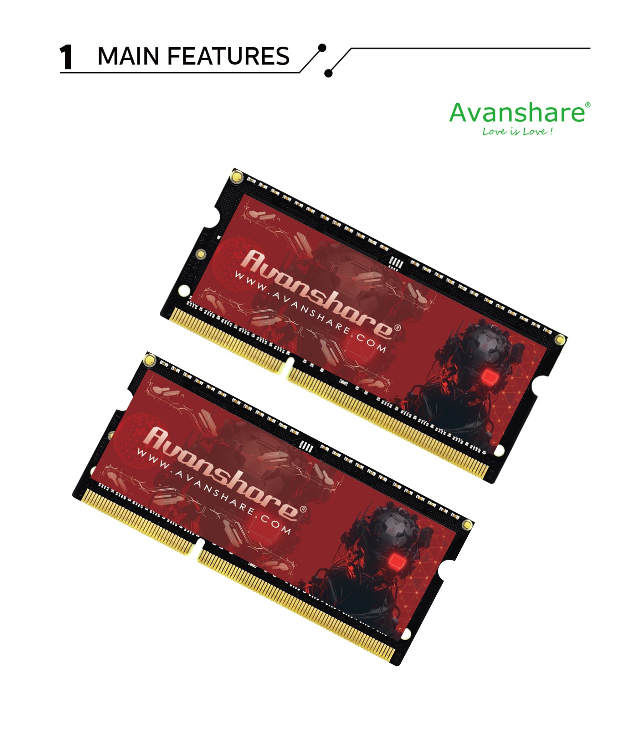 Ddr4 3200Mhz - Memori RAM Avanshare DDR5 DDR4 DDR3