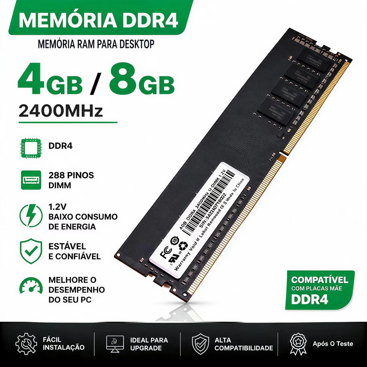 Ddr4 3200Mhz - RAM DDR4 4GB 8GB 2400MHz Memori