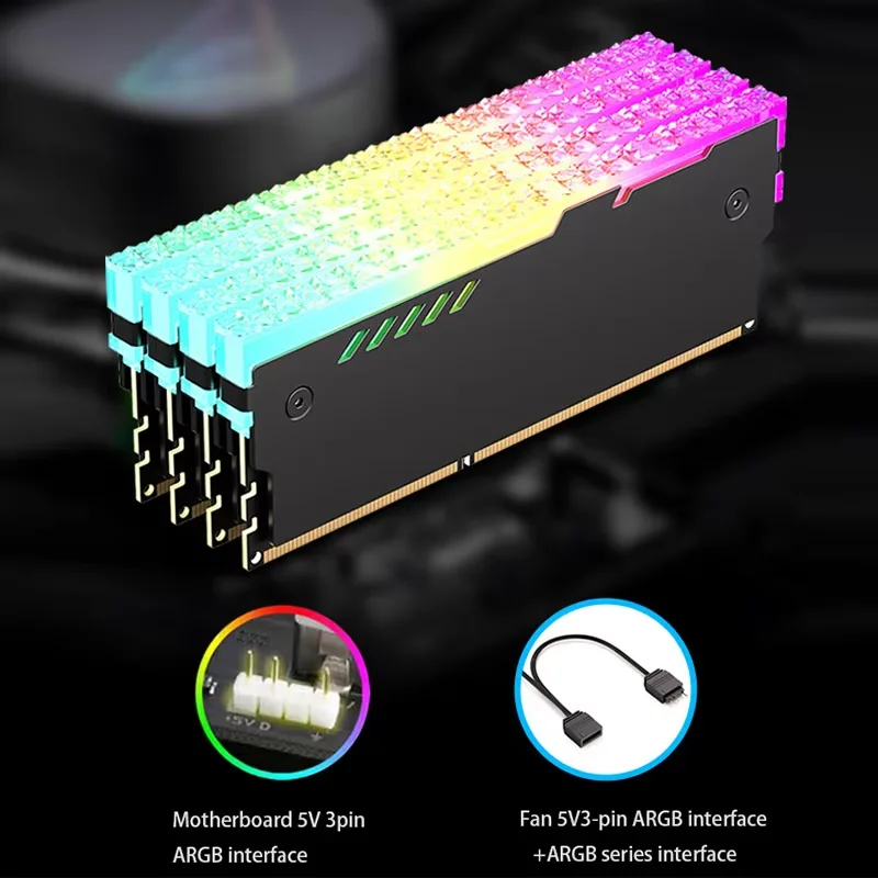 Heatsink Memori PC RM-1 Pendin - Ddr4 Desktop Ram ulasan dan harga