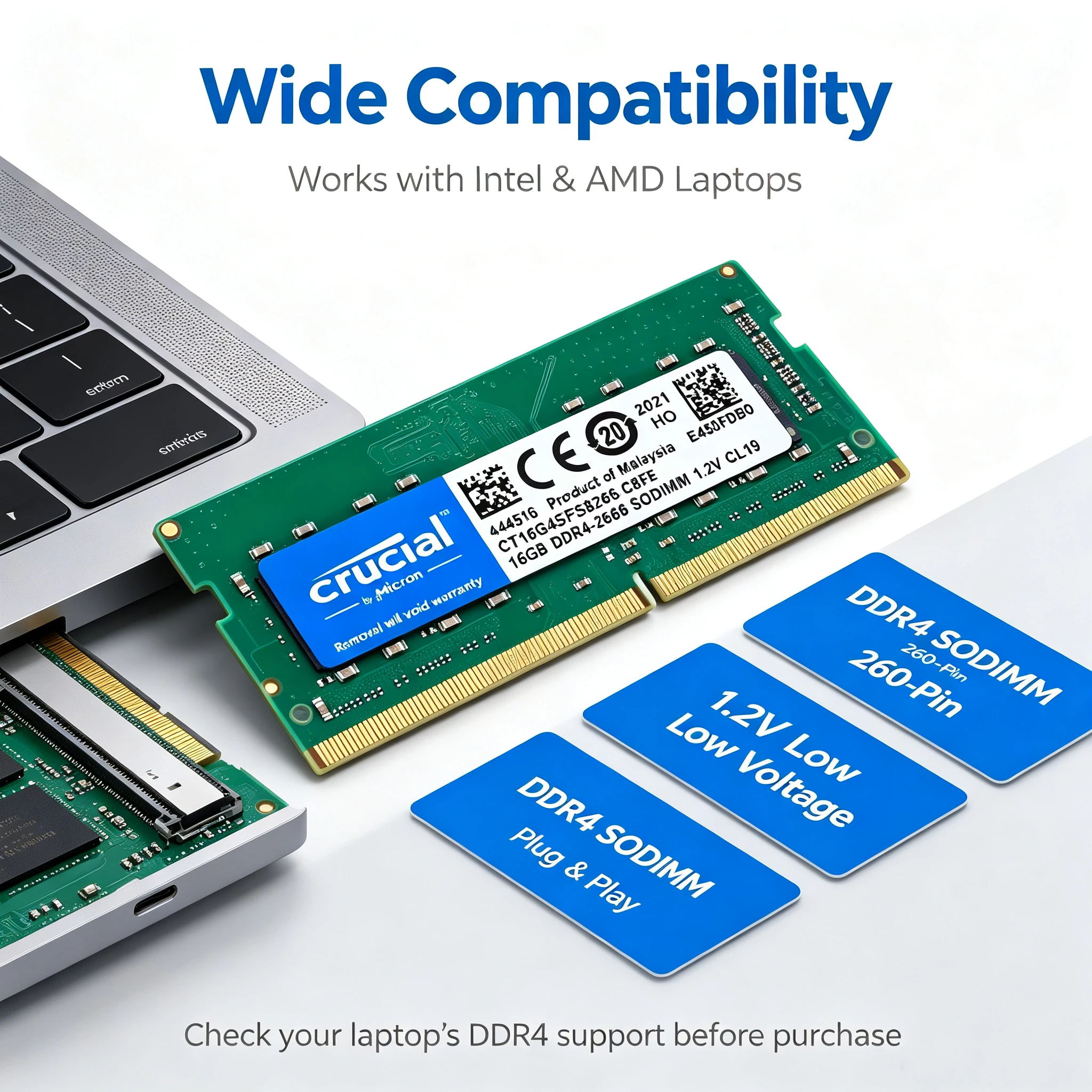 RAM Laptop Crucial DDR4 SODIMM - Ddr4 3200Mhz ulasan dan harga