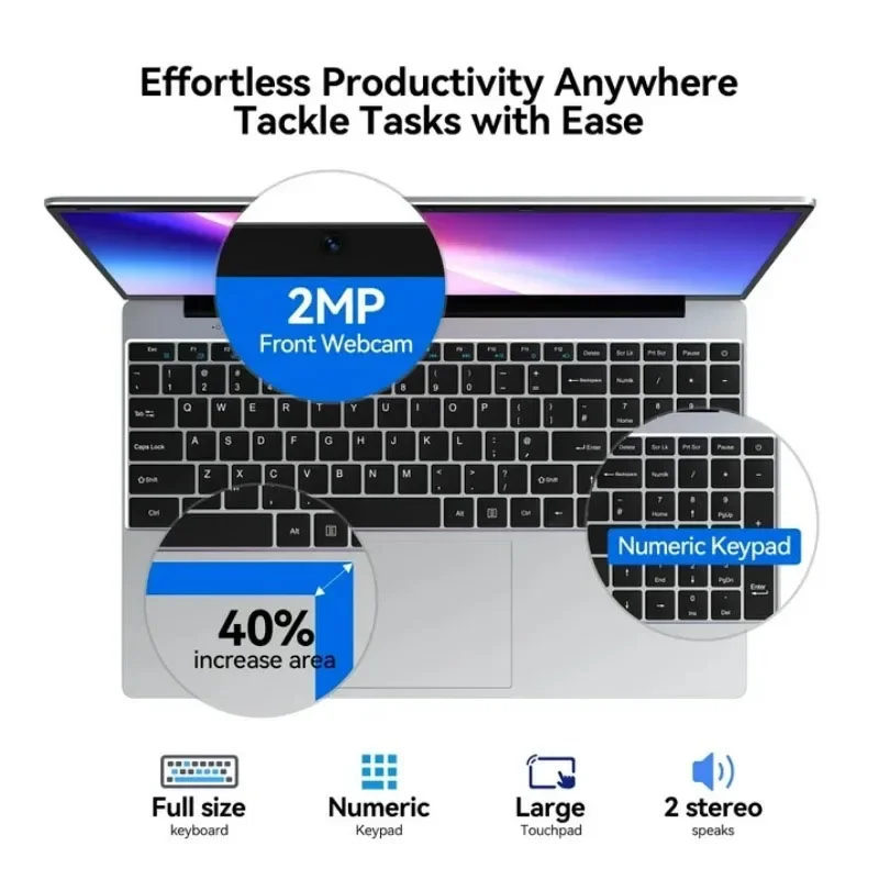 Laptop Komputer Baru 2026 15,6 - Ddr4 32Gb ulasan dan harga