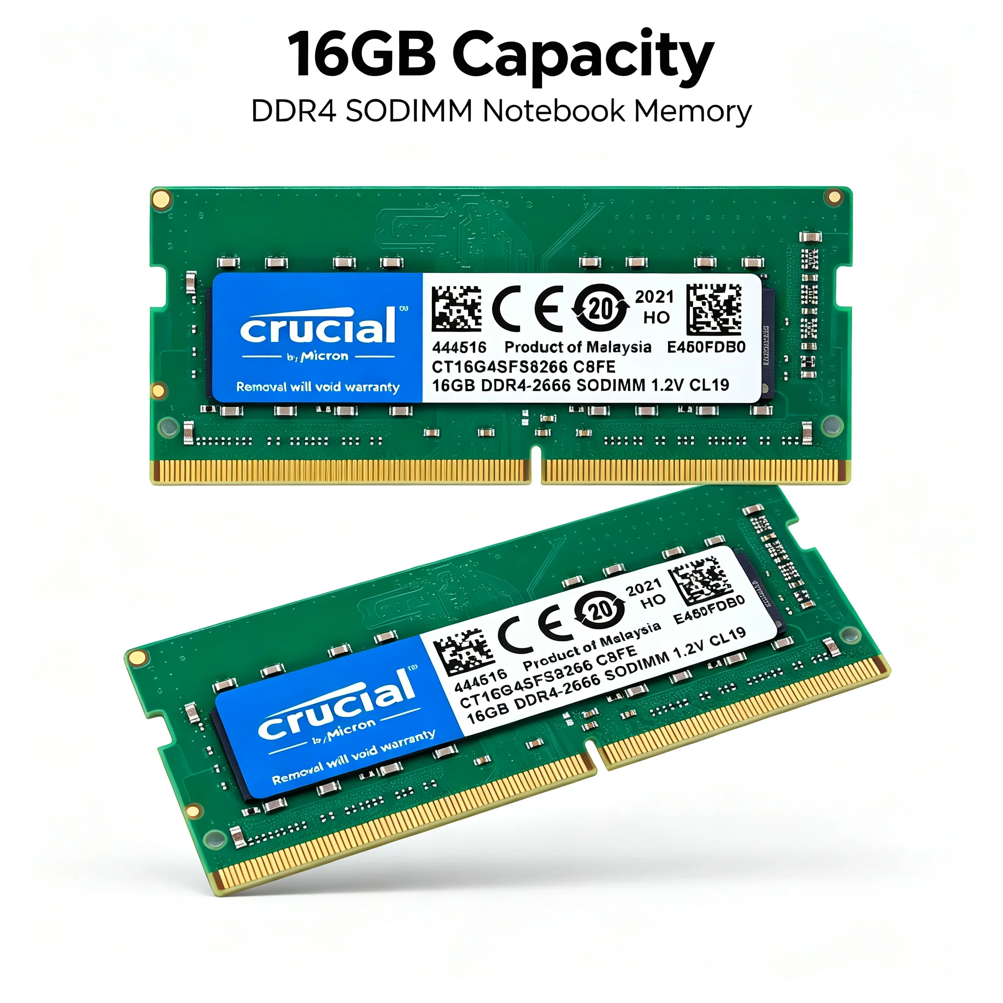 Crucial 1 buah/2 buah RAM Lapt - Ddr4 3200Mhz ulasan dan harga