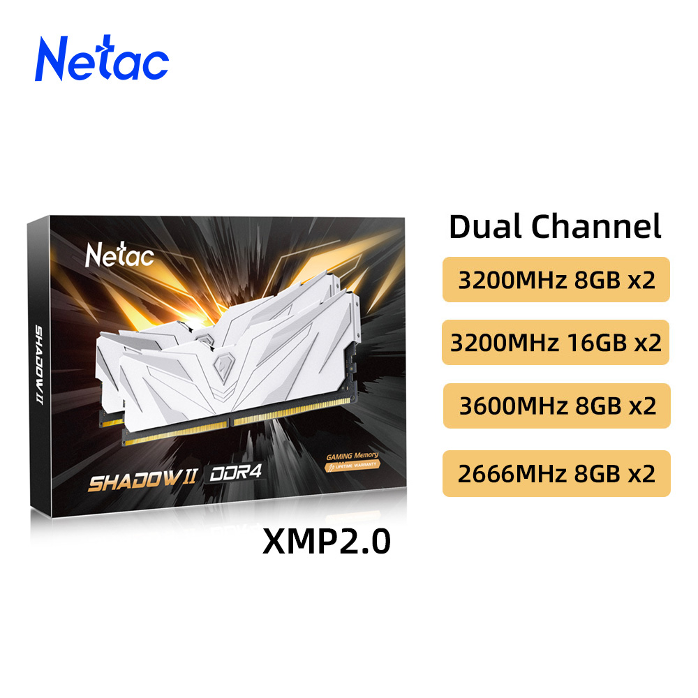 Netac memori Ram DDR4 8GBX2 16 - Ddr4 3200Mhz ulasan dan harga