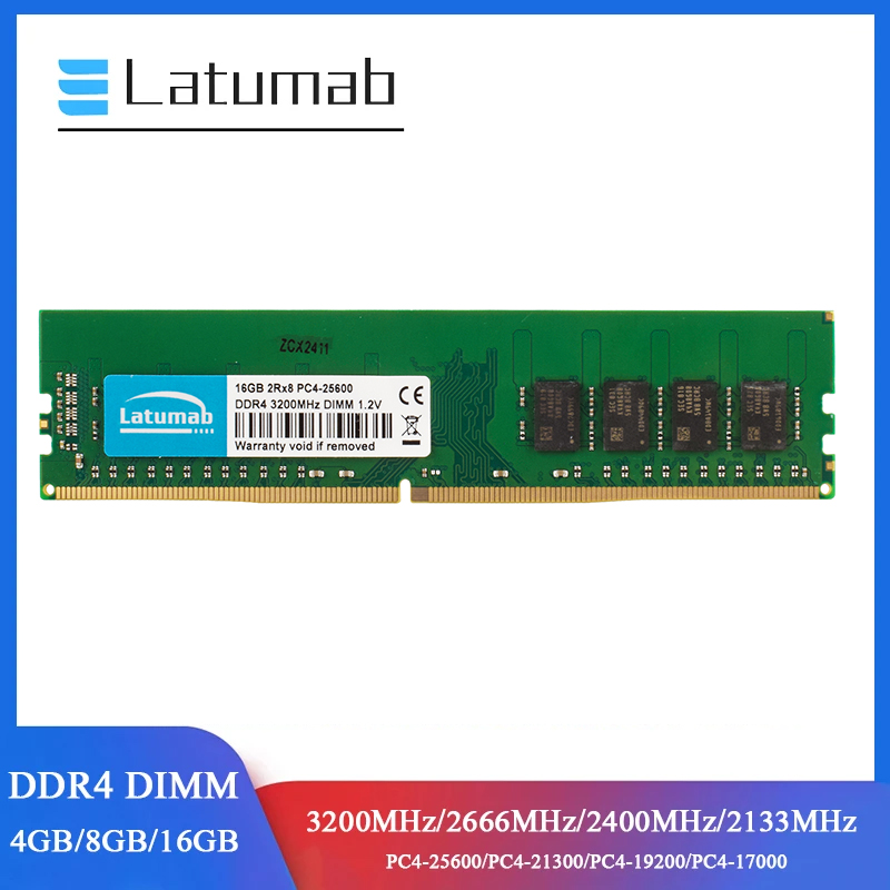 Latumab RAM DDR4 Desktop Memor - Ddr4 Desktop Ram ulasan dan harga