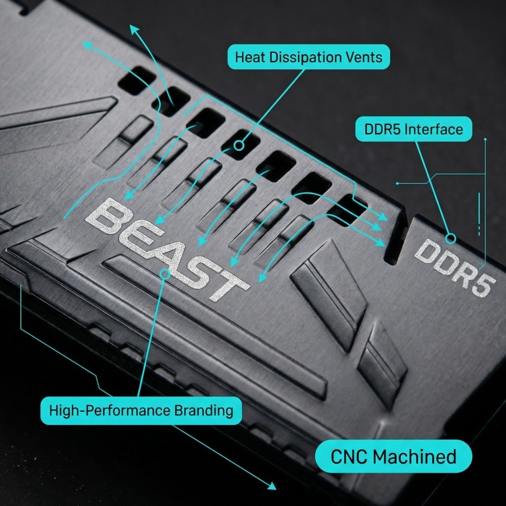 TISHRIC 10 Buah Radiator Pendi - Ddr4 Desktop Ram ulasan dan harga