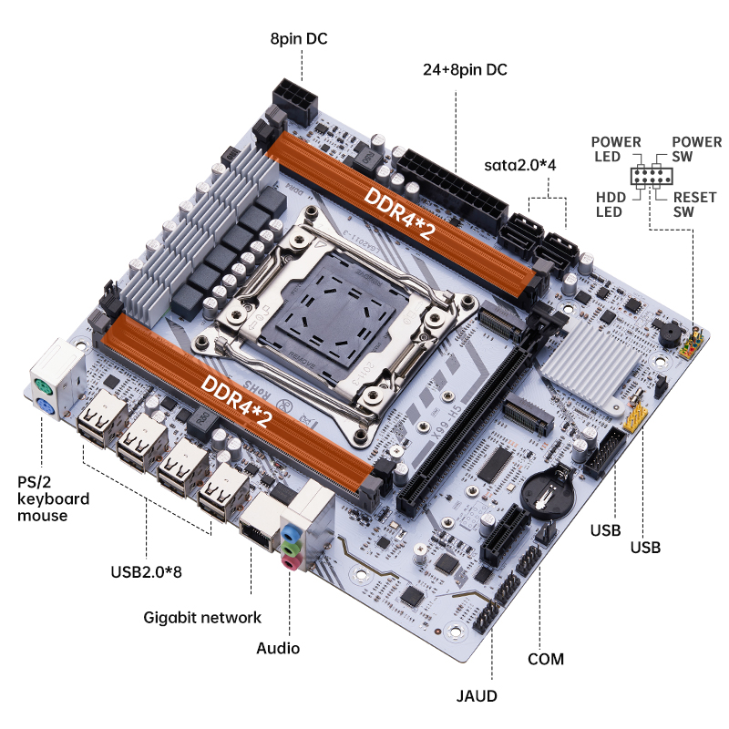 Motherboard QIYIDA X99 LGA2011 - Server Memory Ddr4 ulasan dan harga
