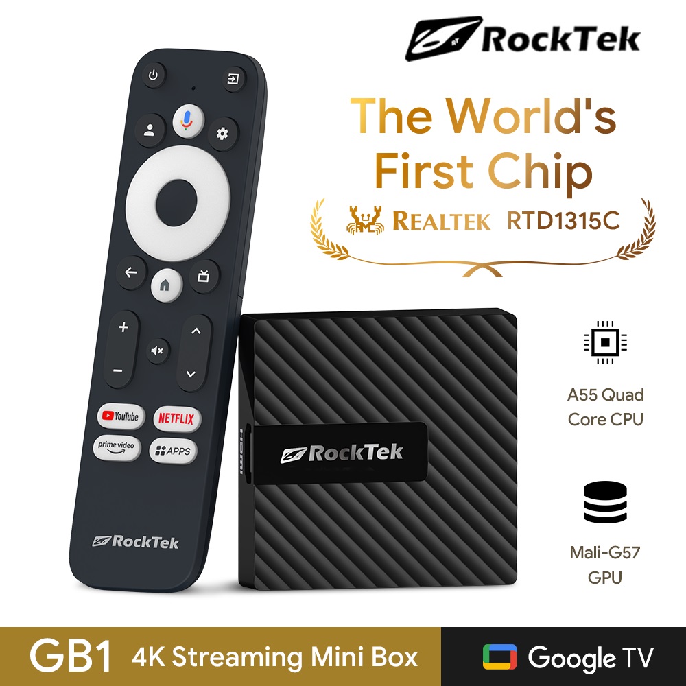 RockTek GB1 TV Dongle Netflix  - Ddr4 32Gb ulasan dan harga