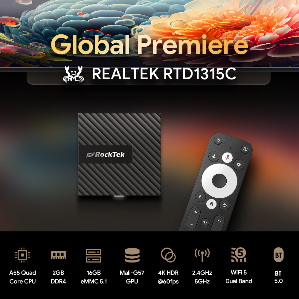 RockTek GB1 TV Dongle Netflix  - Ddr4 32Gb ulasan dan harga