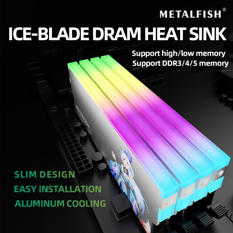 METALFISH DRAM Heatsink 5V-3PI - Ddr3 8Gb ulasan dan harga
